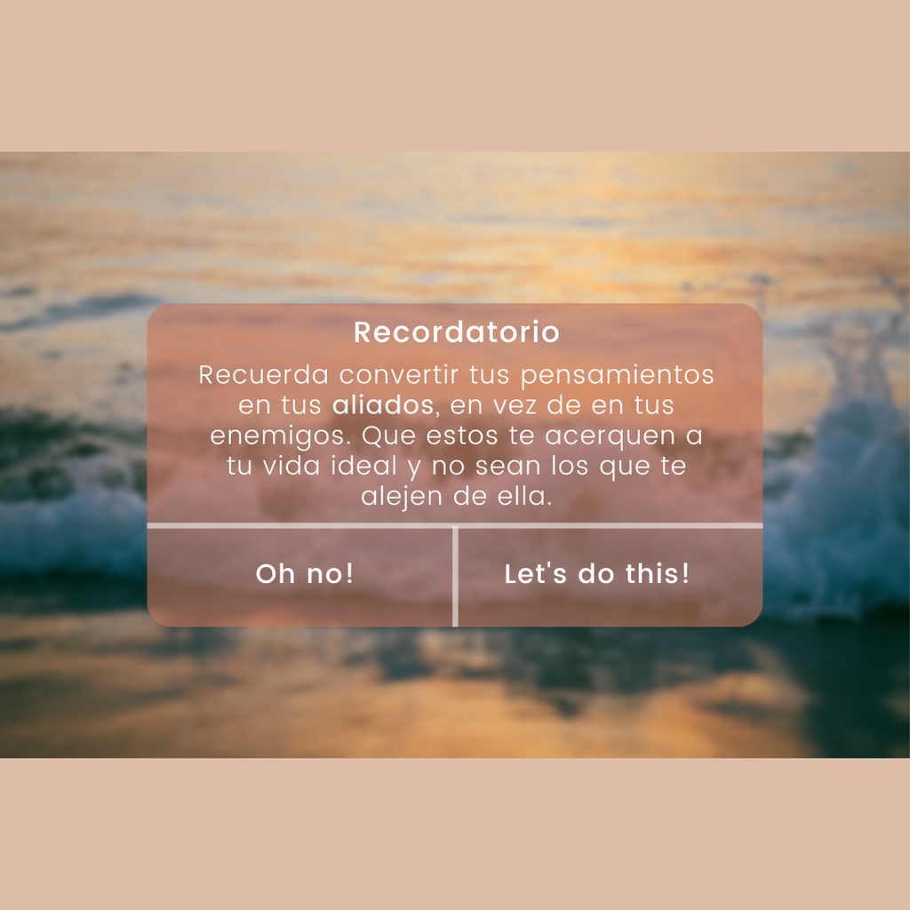 ¿Cómo transformar nuestros pensamientos de enemigos a aliados?